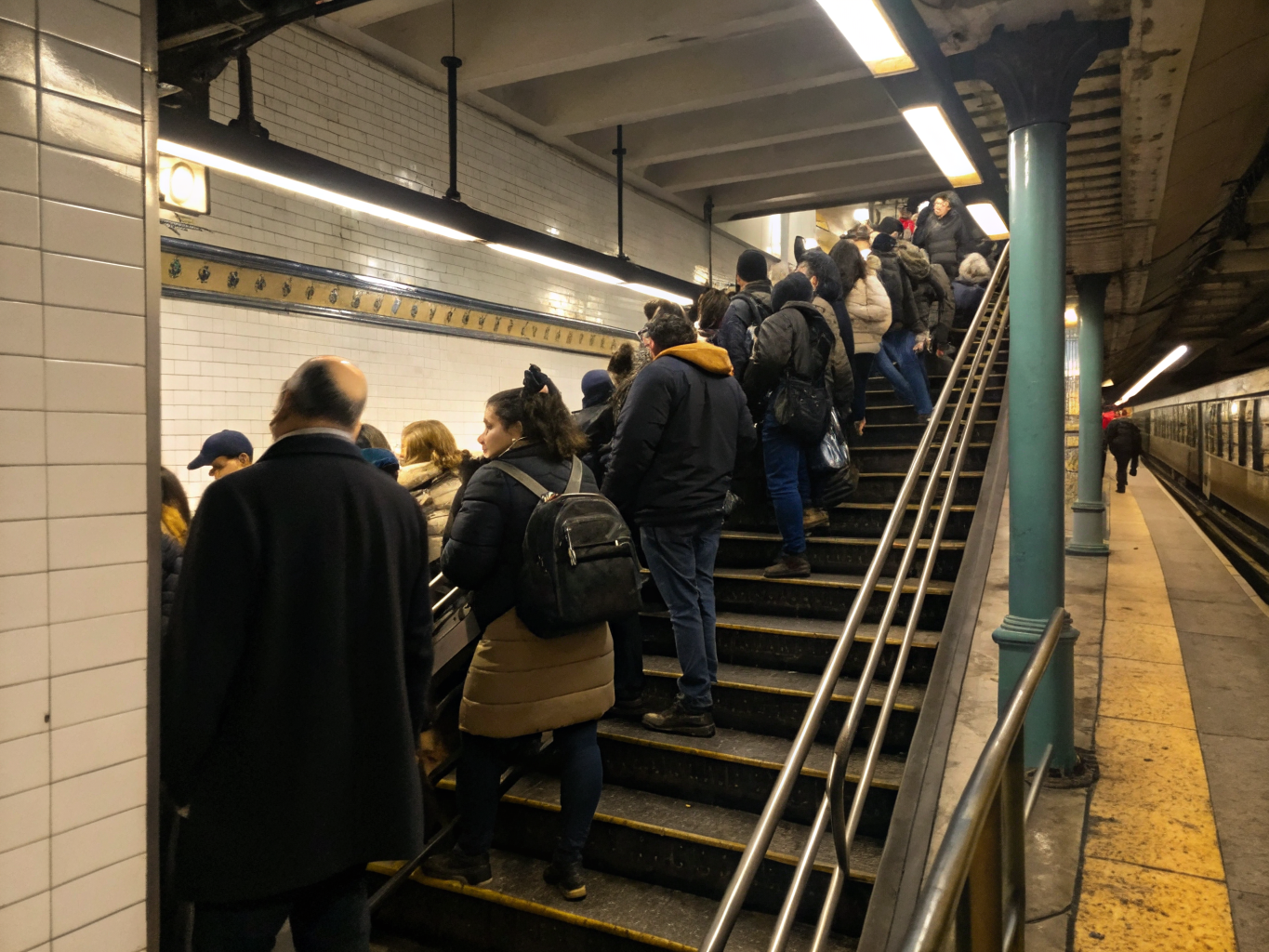 At 86th/Lex, the Weekend Express Shutdown Is Doubling as ADA Staging Time